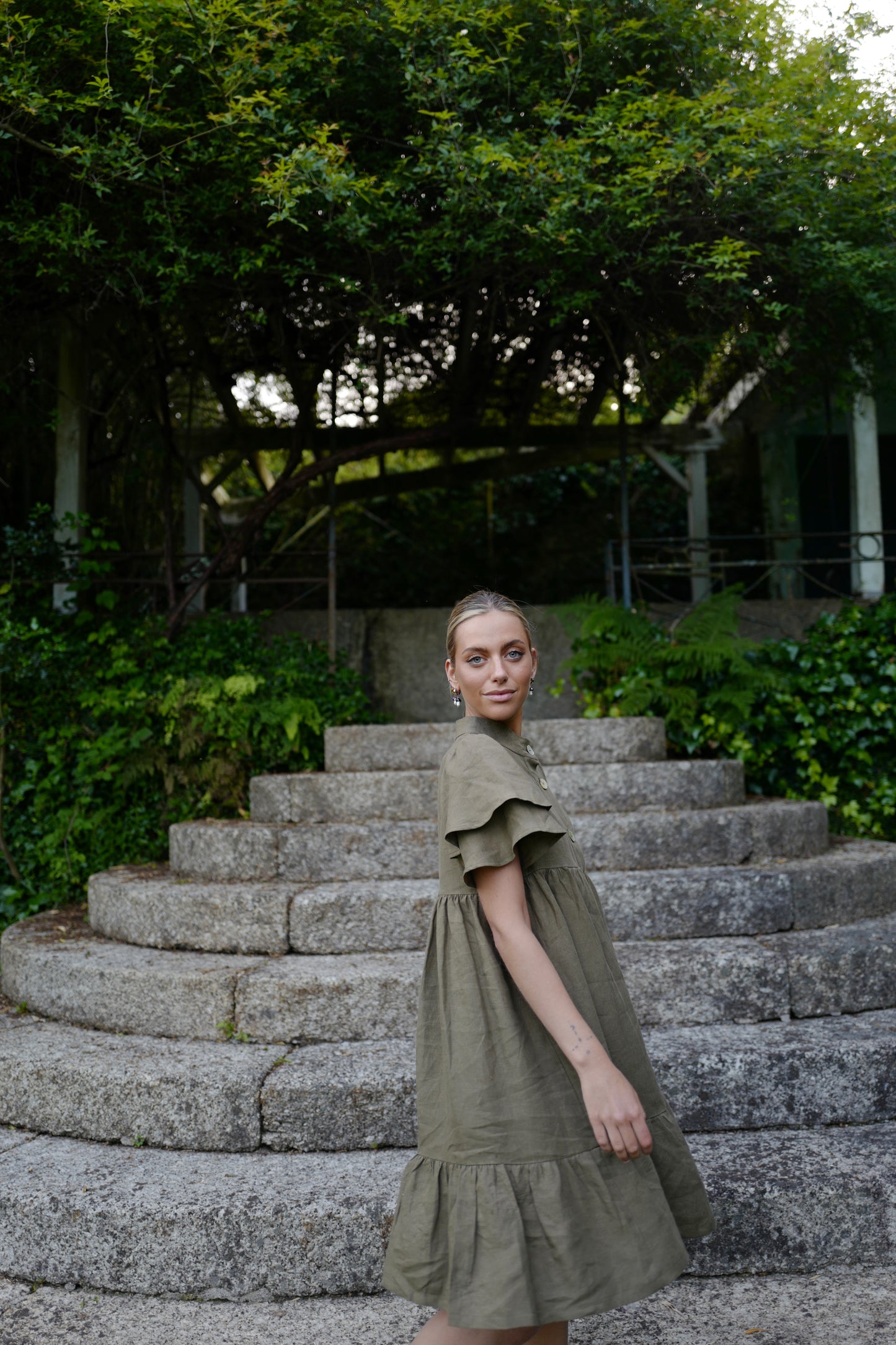 Heidi Dress - Khaki
