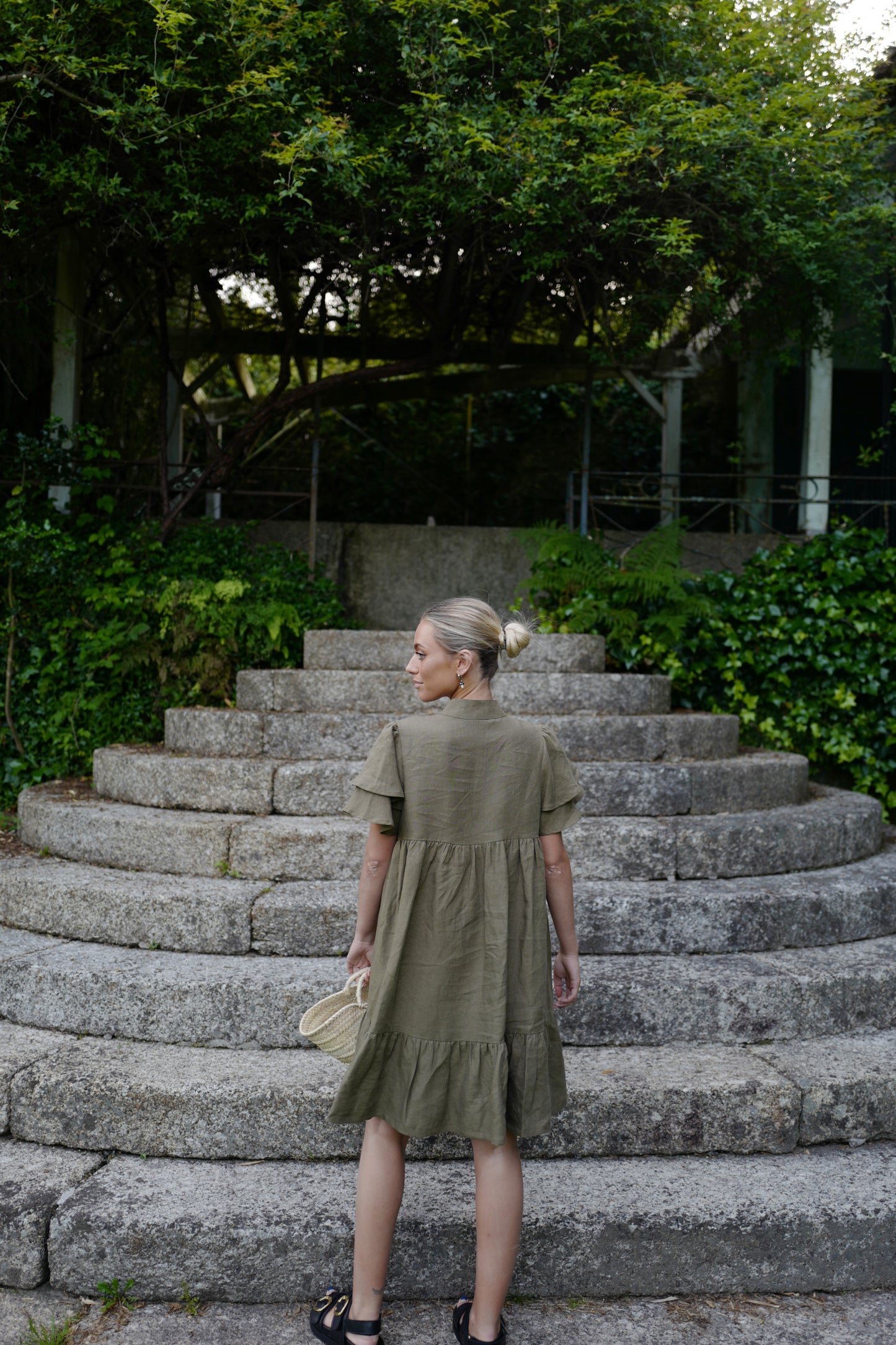 Heidi Dress - Khaki