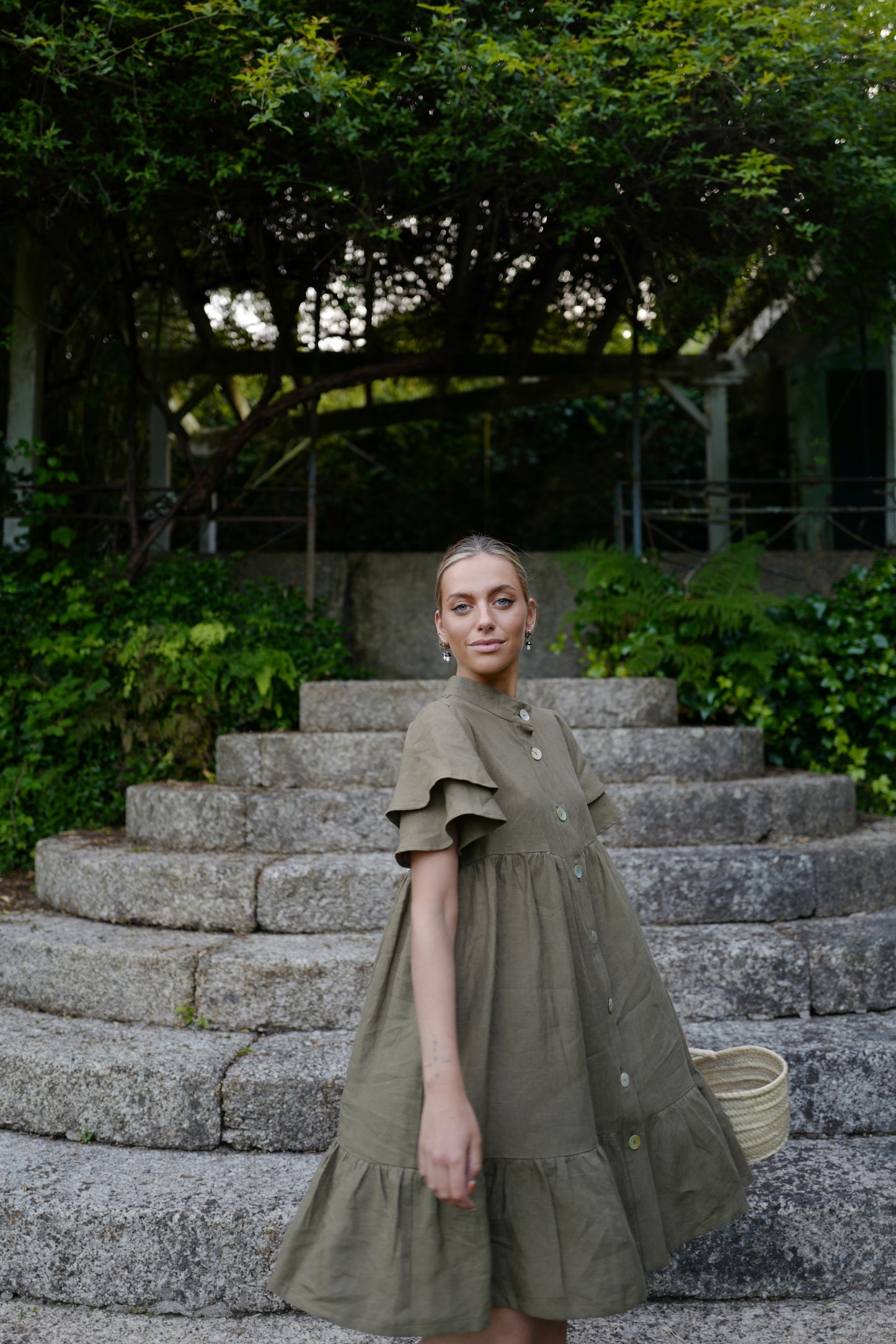 Heidi Dress - Khaki