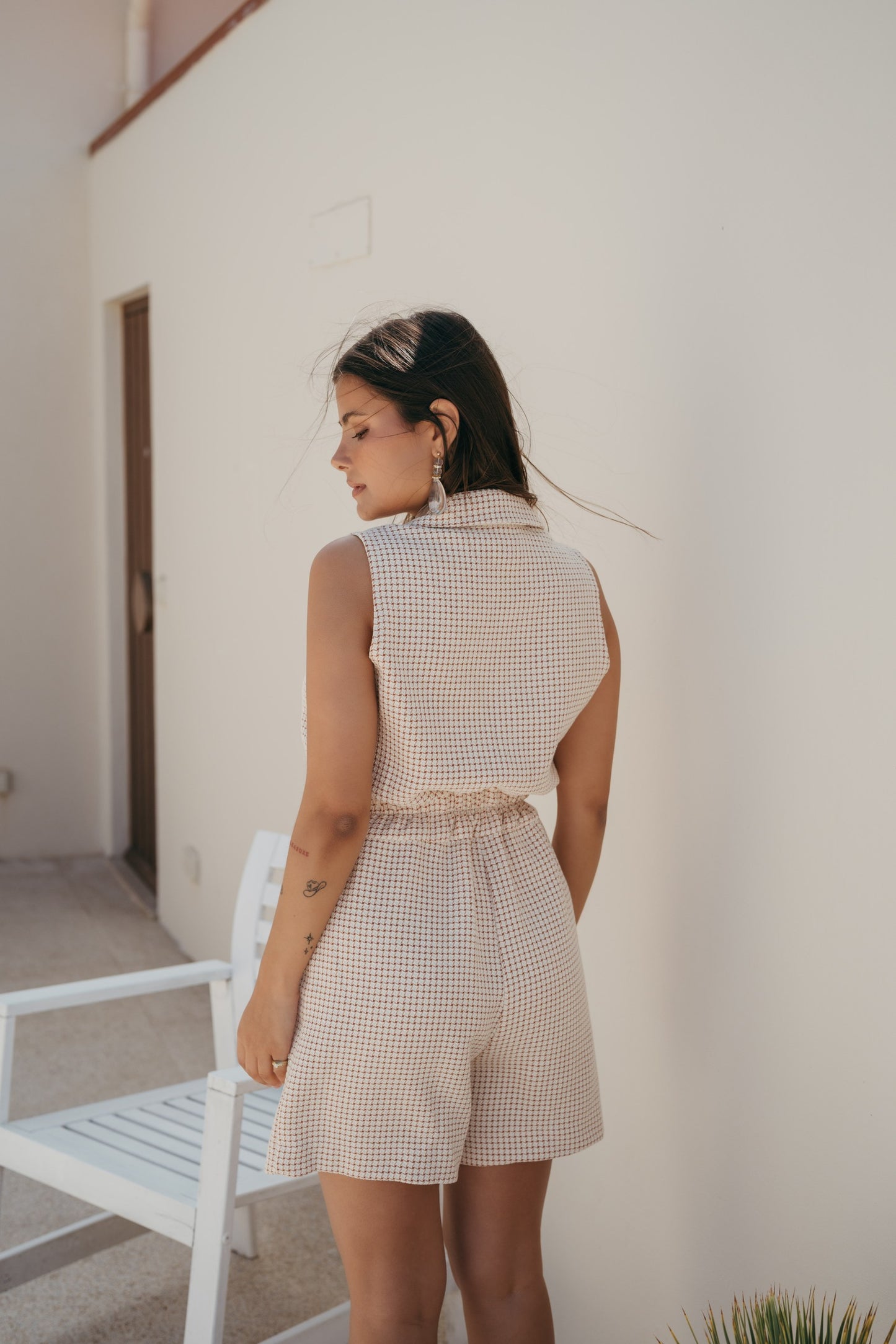 Theo Jumpsuit - Creamy Terracota