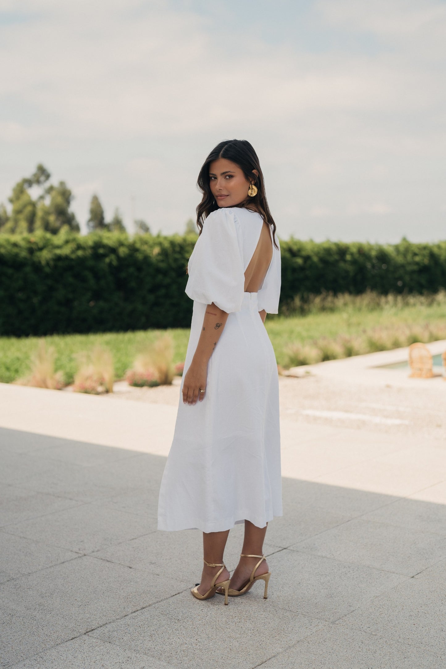 Chloe Dress - White