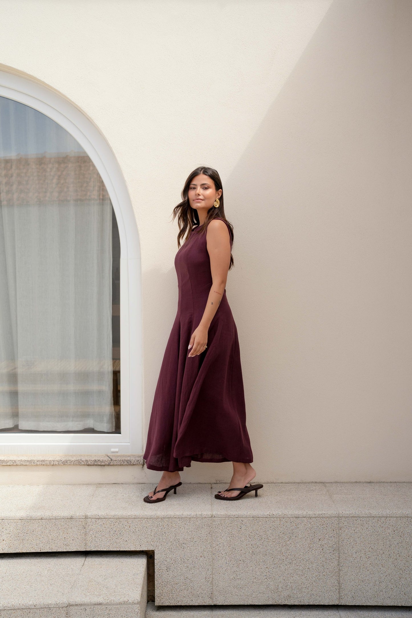 Etna Dress - Wine