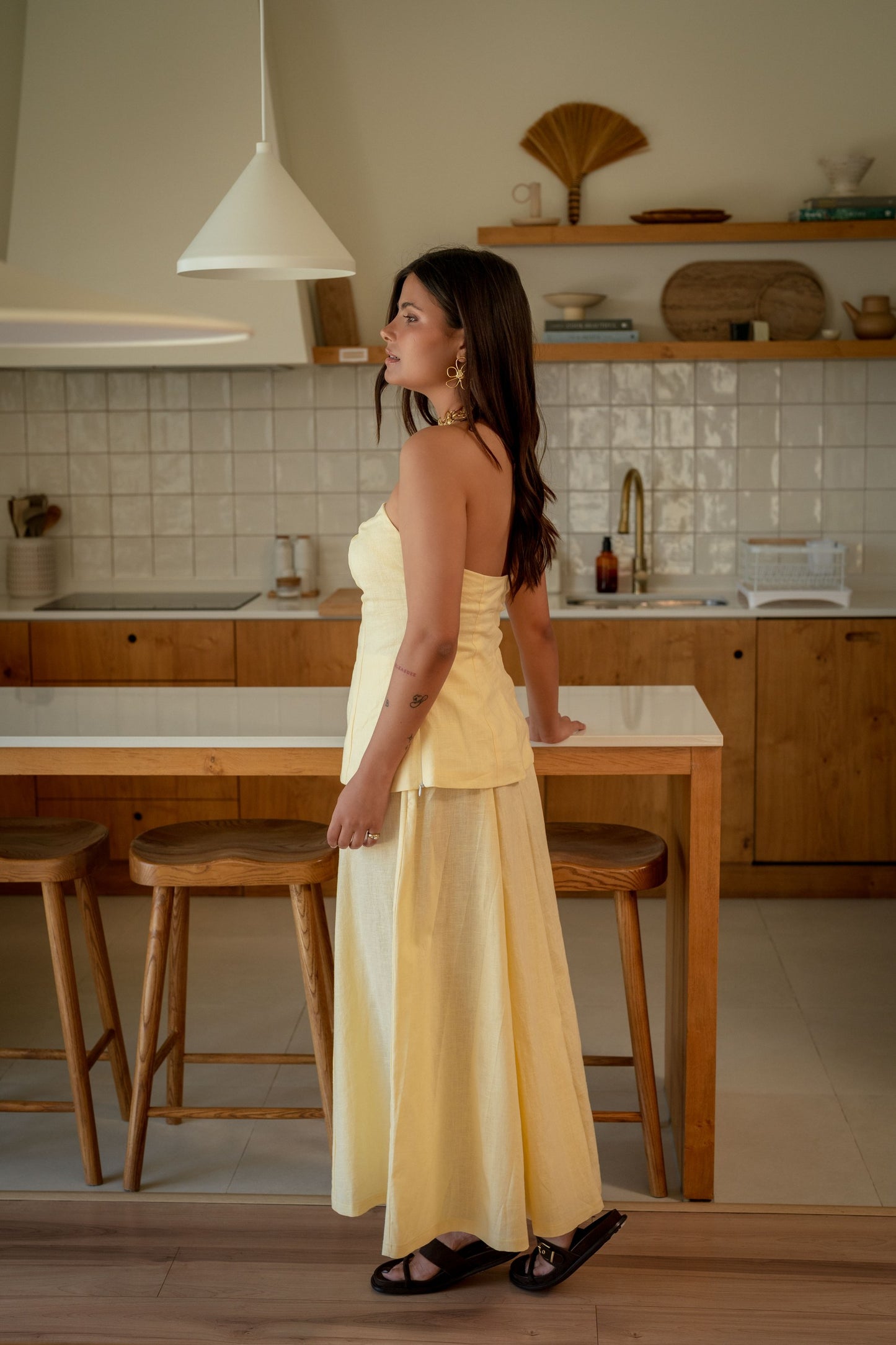 Malu Top - Pastel Yellow