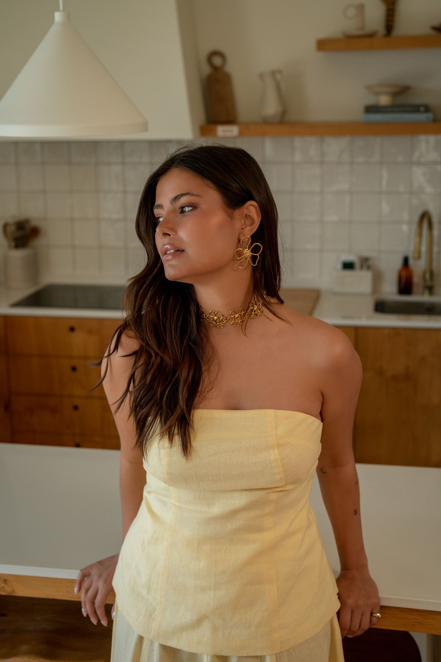 Malu Top - Pastel Yellow