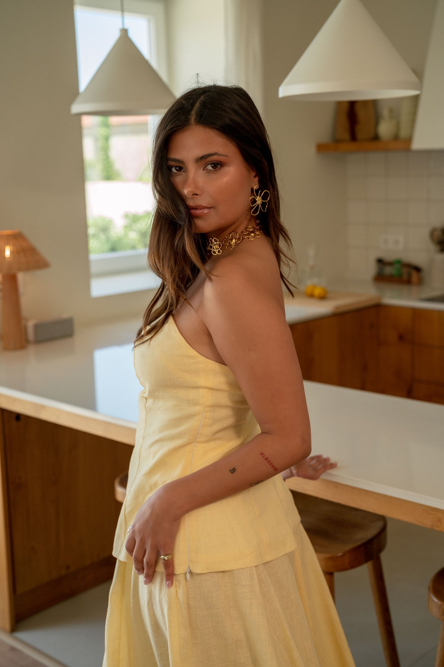 Malu Top - Pastel Yellow