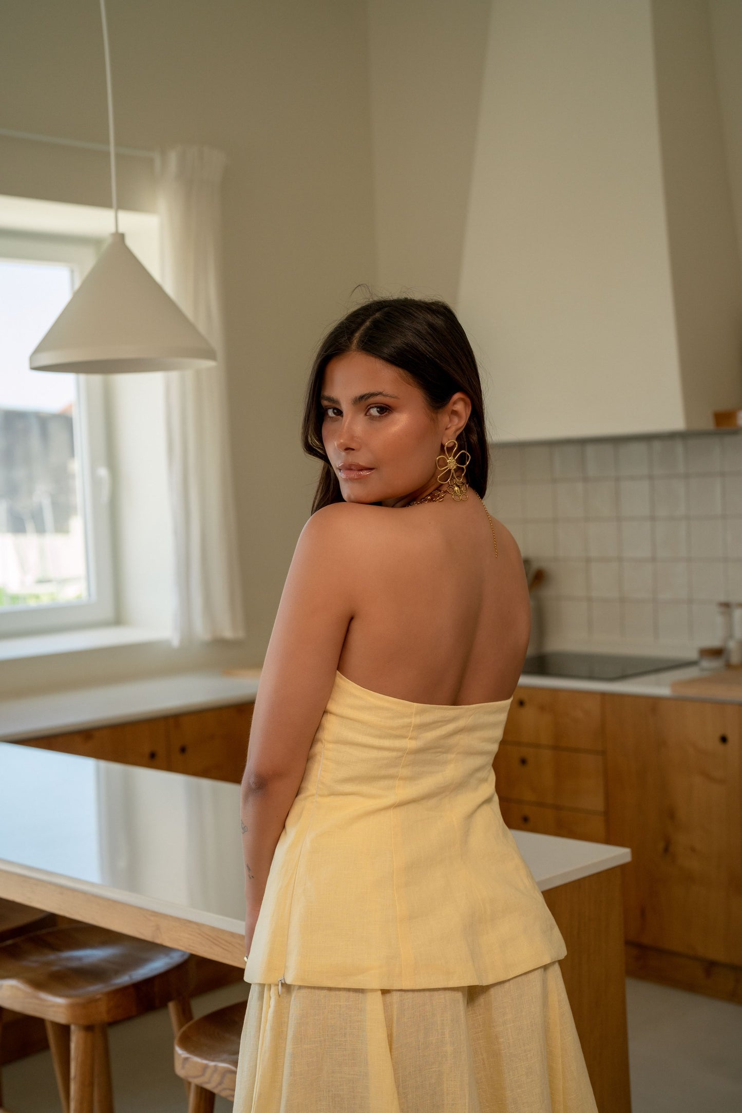 Malu Top - Pastel Yellow