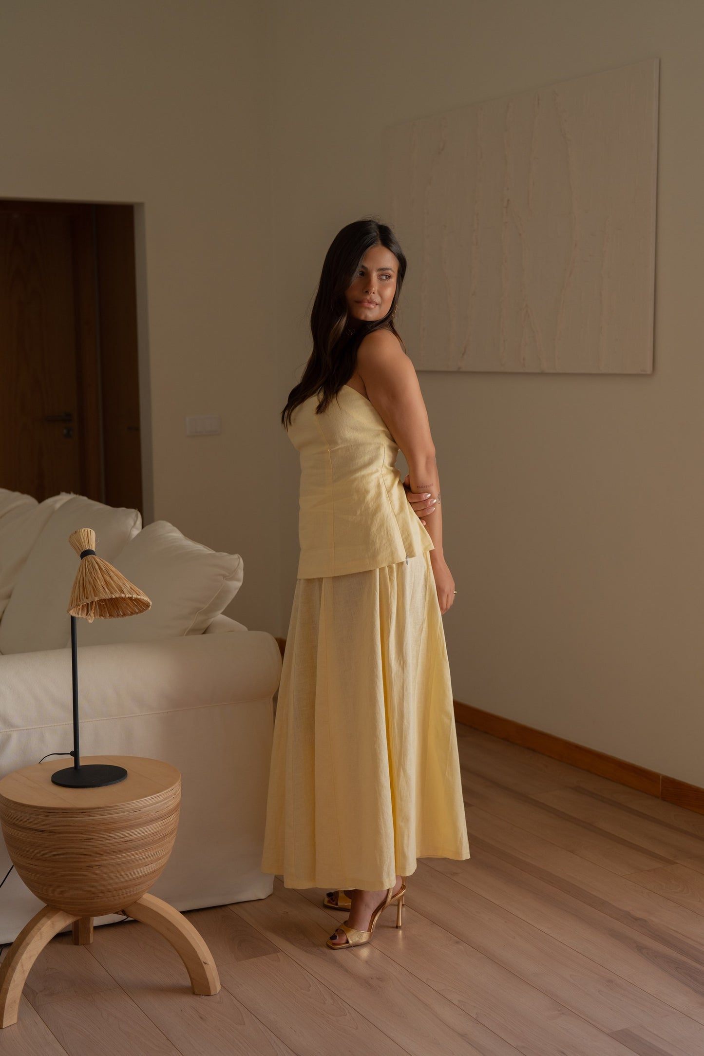 Malu Top - Pastel Yellow