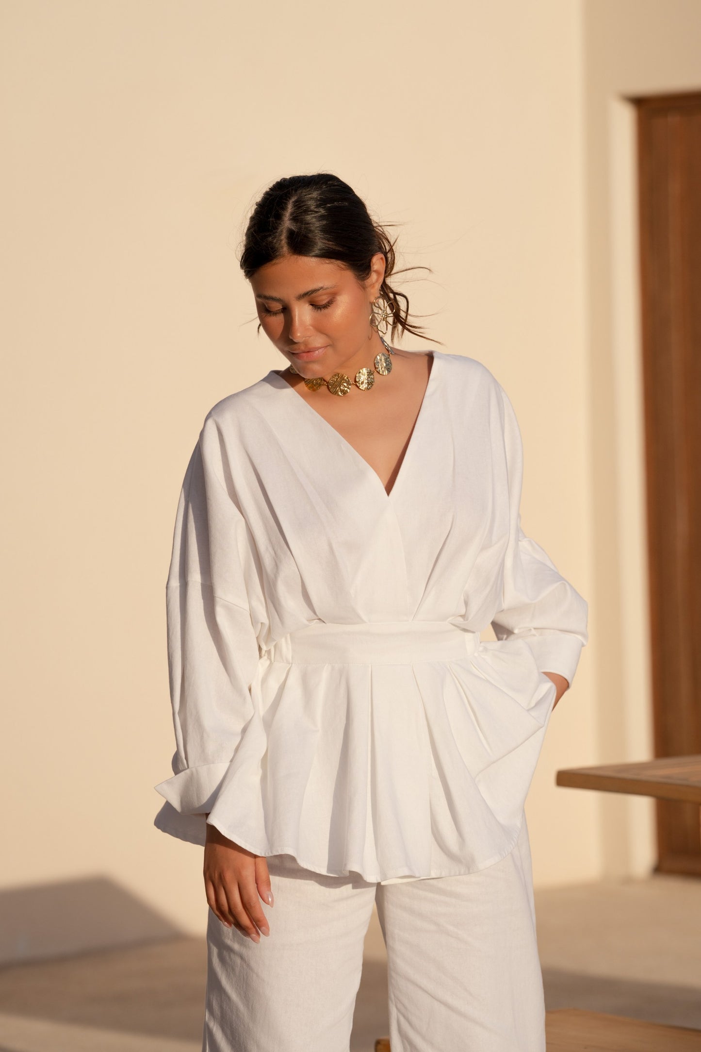 Margot Blouse - White