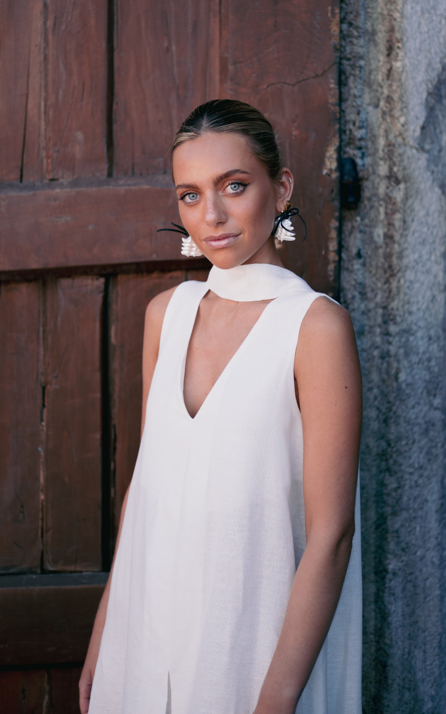 Pilar Long Dress - White