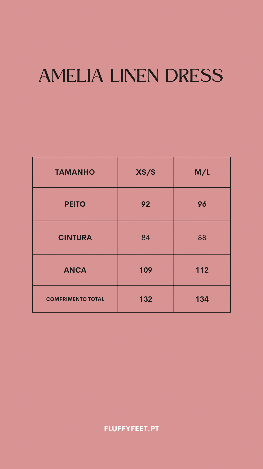 Vestido de lino Amelia - Terracota
