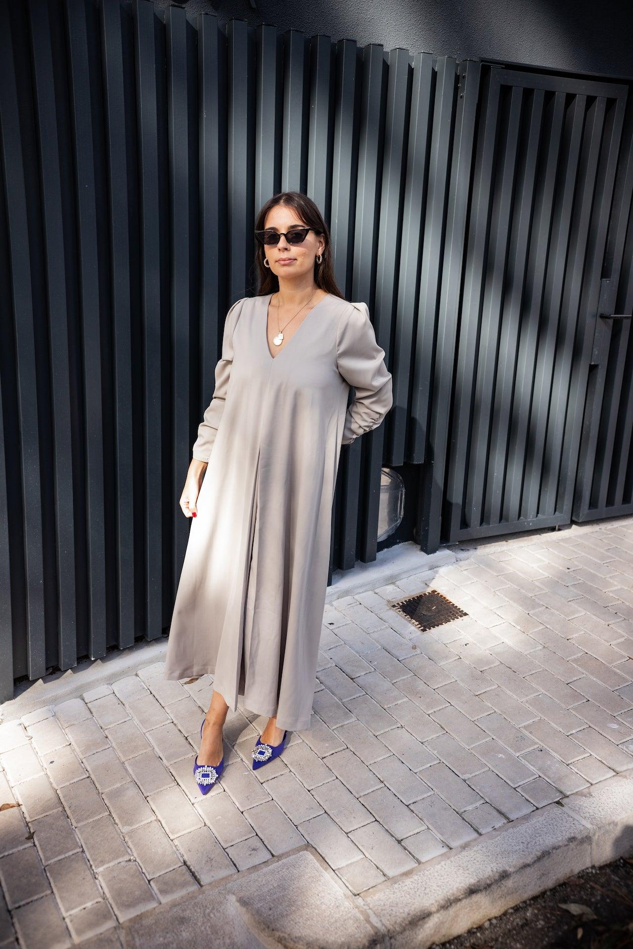 Carmo Dress - Taupe - Fluffy Feet