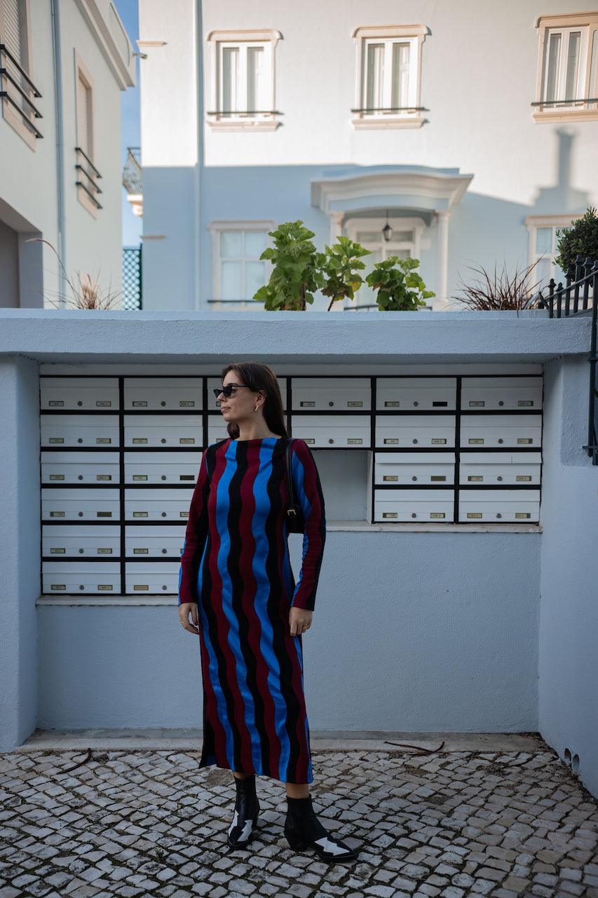 Nola Dress - Stripes - Fluffy Feet