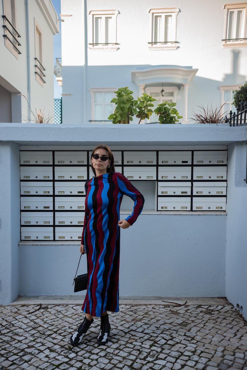 Nola Dress - Stripes - Fluffy Feet