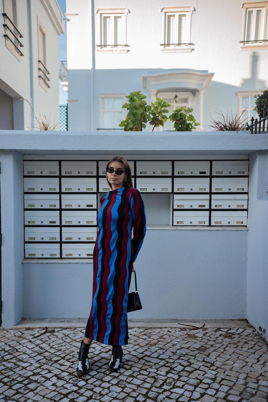 Nola Dress - Stripes - Fluffy Feet