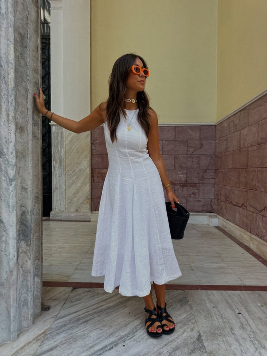 Etna Dress - White