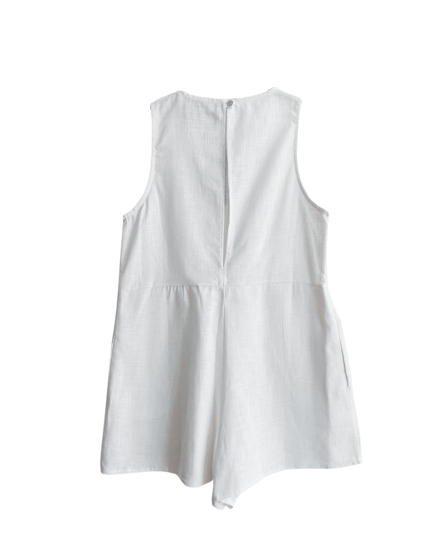 Pureza Jumpsuit | White - Fluffy Feet