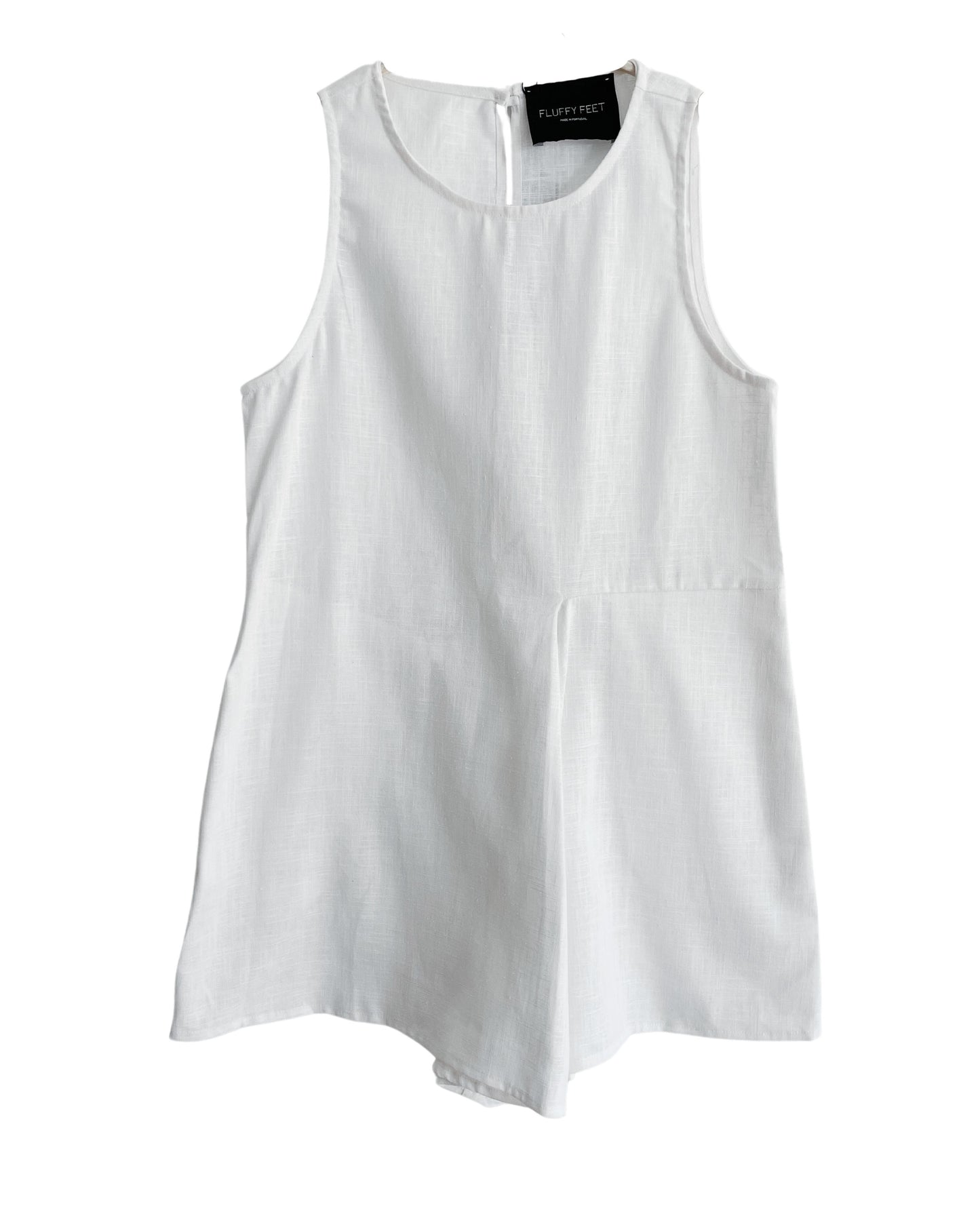 Pureza Jumpsuit | White - Fluffy Feet