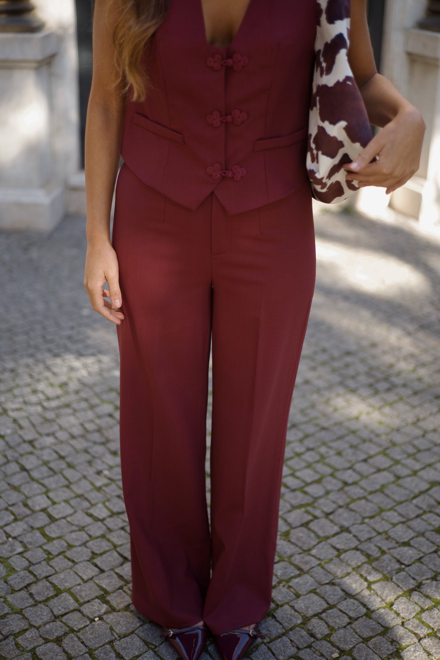 Anitta Pants - Burgundy