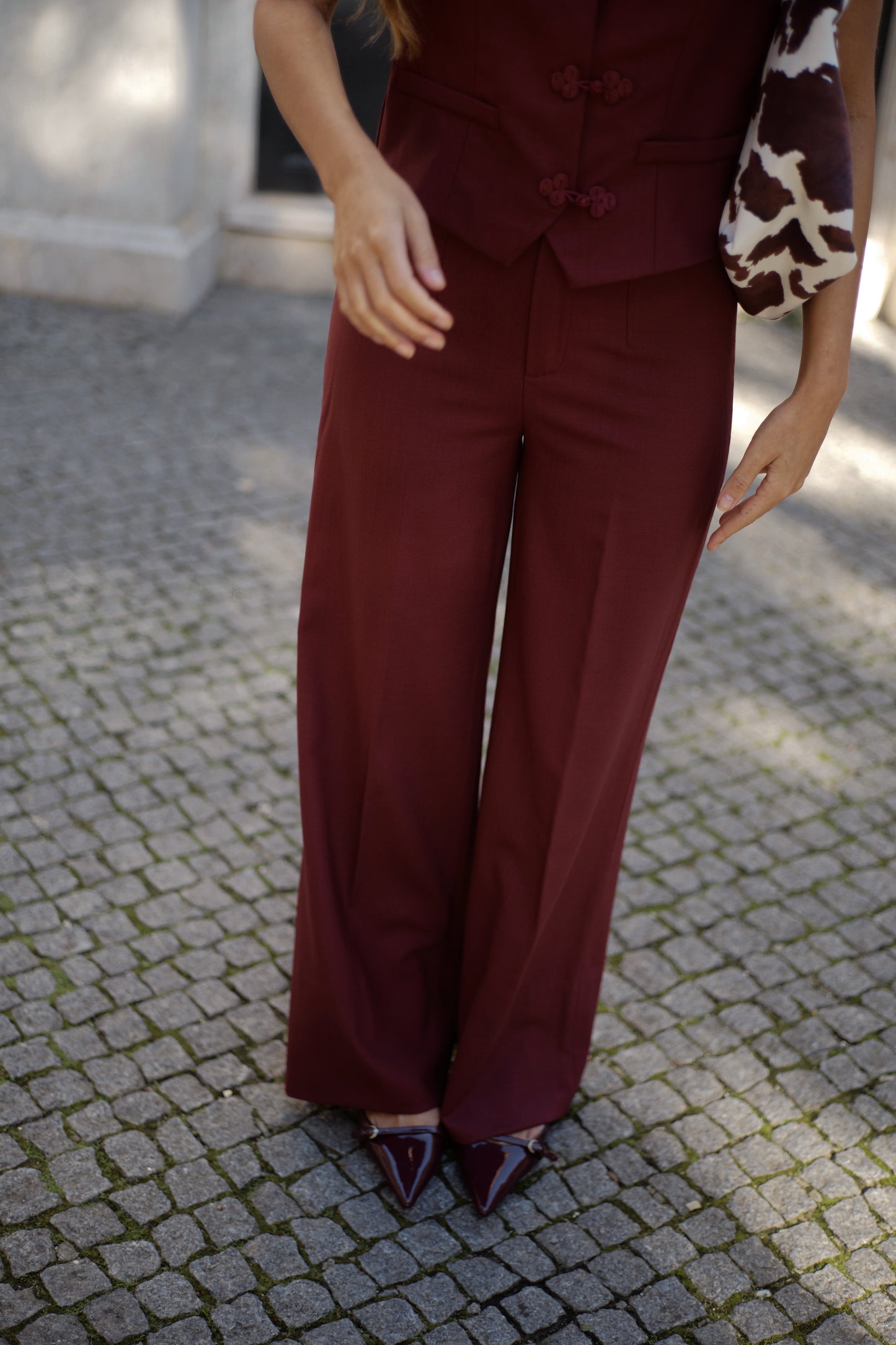 Anitta Pants - Burgundy