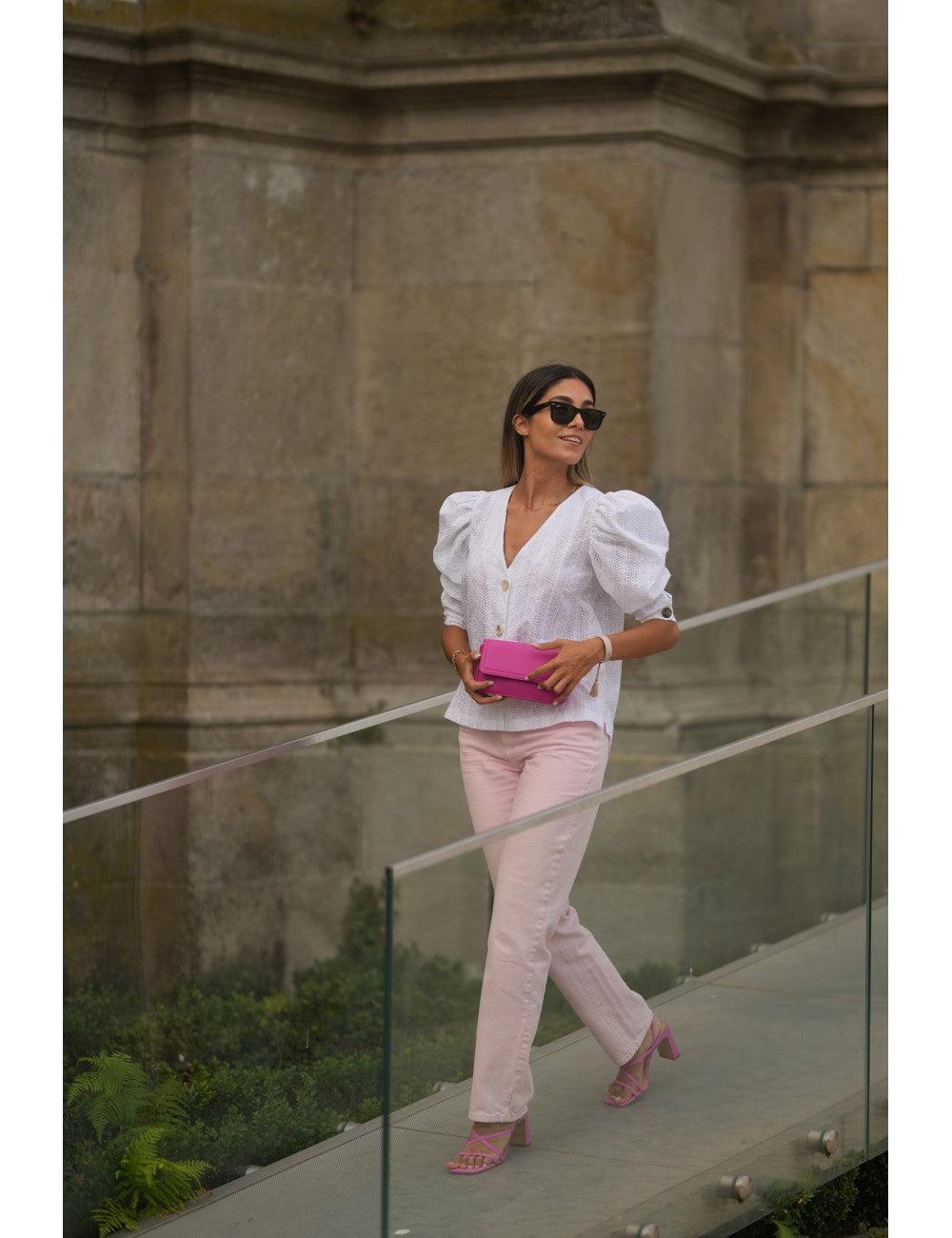 Petra Embroidery Blouse - Fluffy Feet