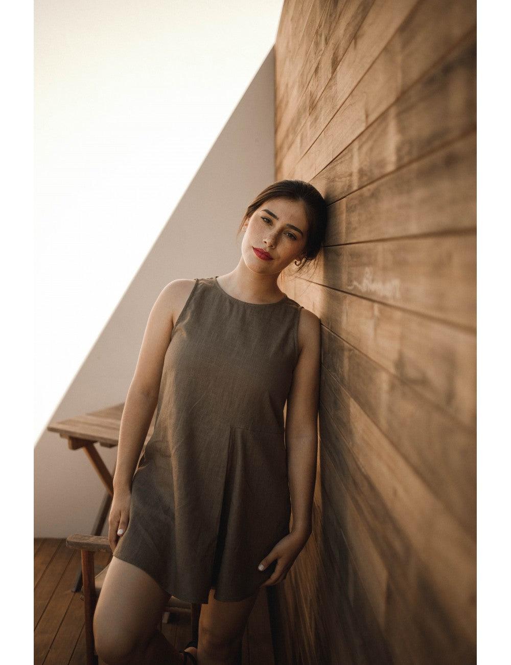 Pureza Jumpsuit | Khaki - Fluffy Feet