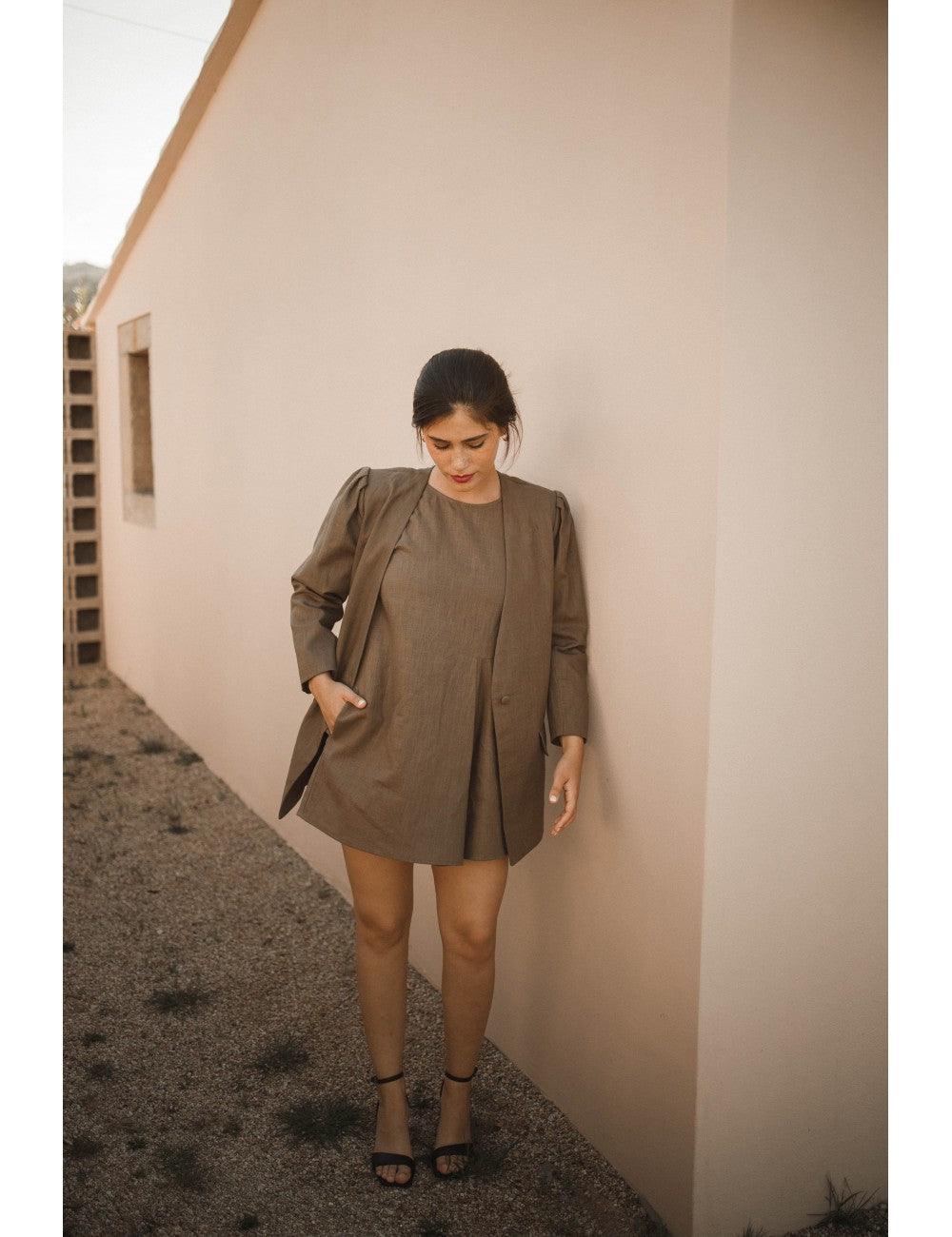 Pureza Jumpsuit | Khaki - Fluffy Feet