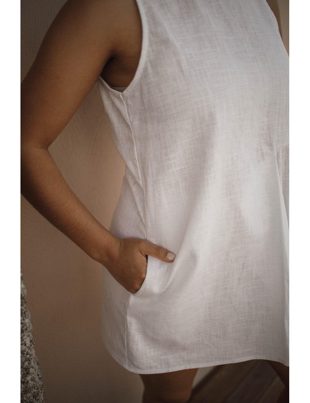 Pureza Jumpsuit | White - Fluffy Feet