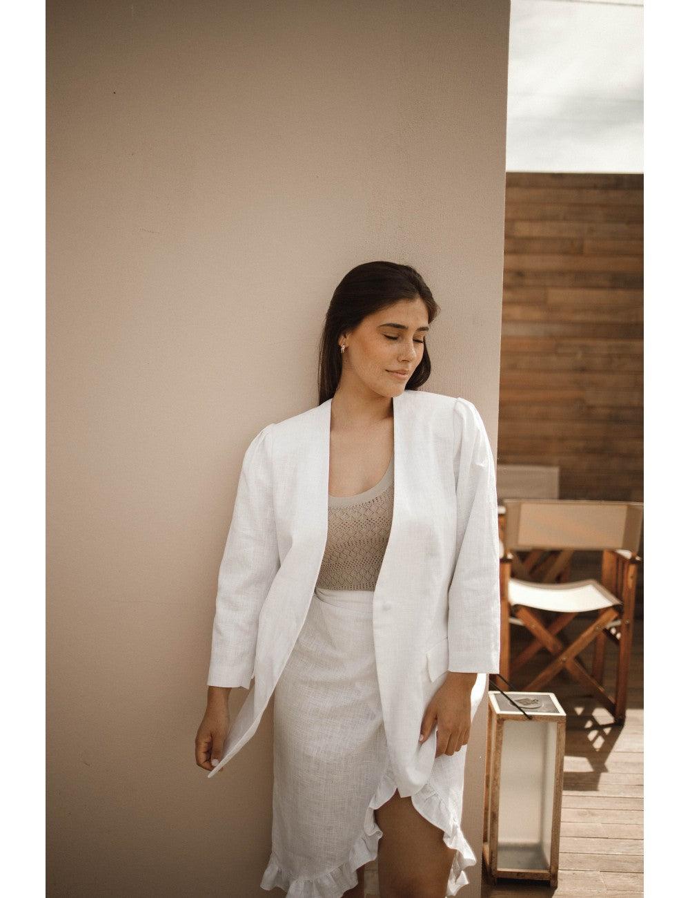 Rosana Skirt | White - Fluffy Feet