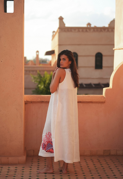 Vestido Coral White