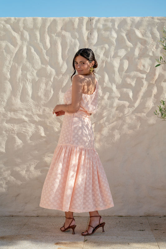 Trevi Dress - Salmon