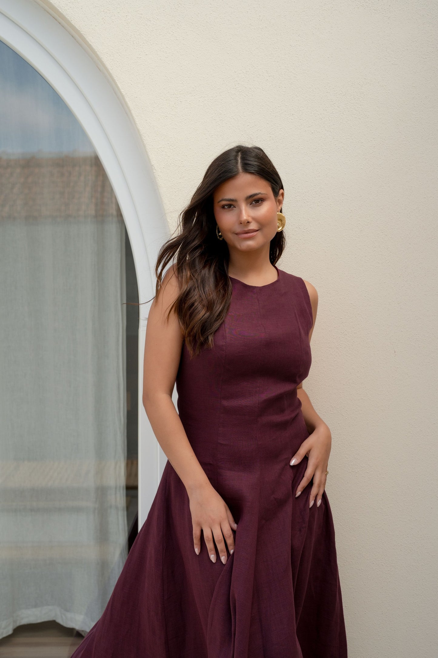 Etna Dress - Wine