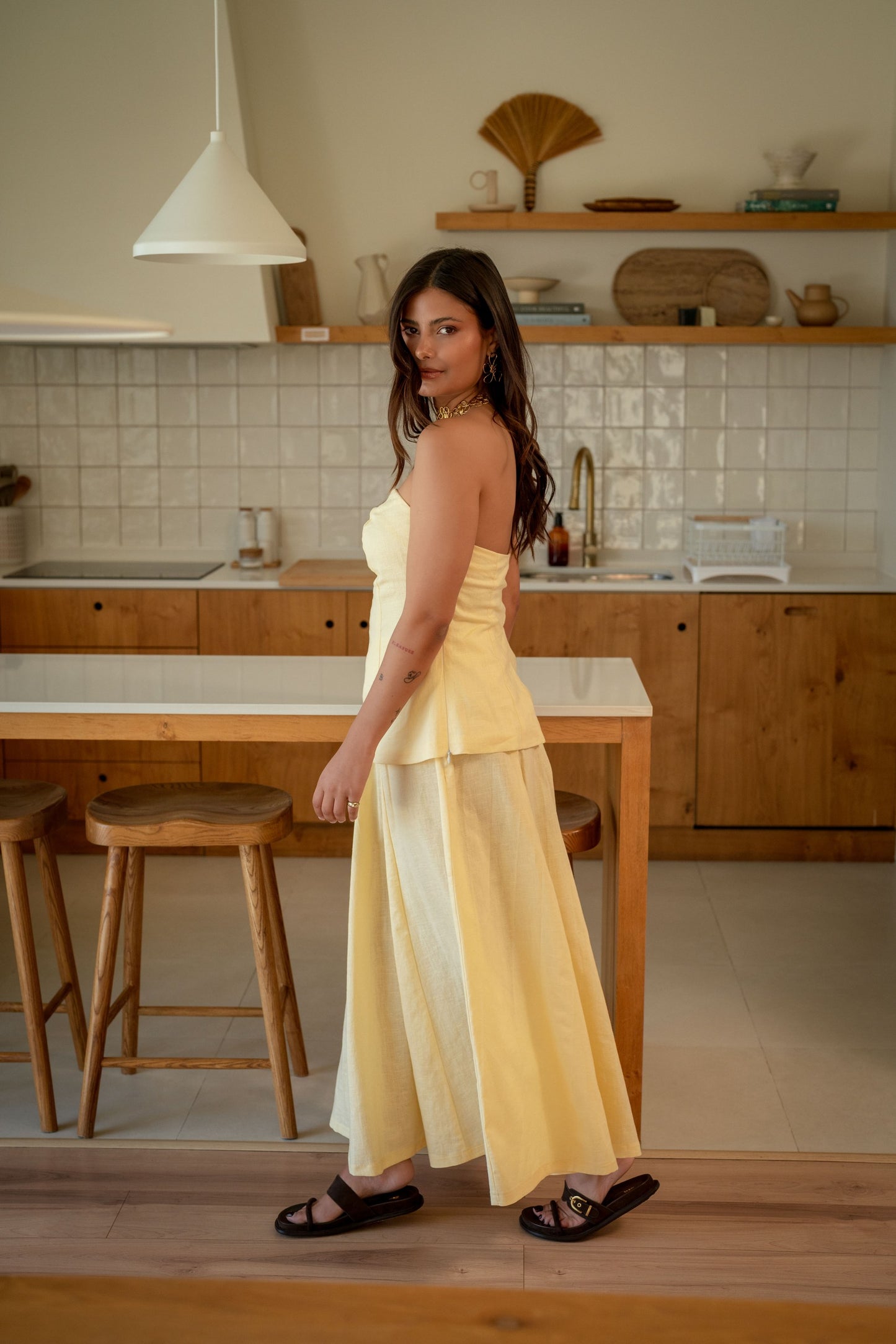 Ivy Skirt - Pastel Yellow
