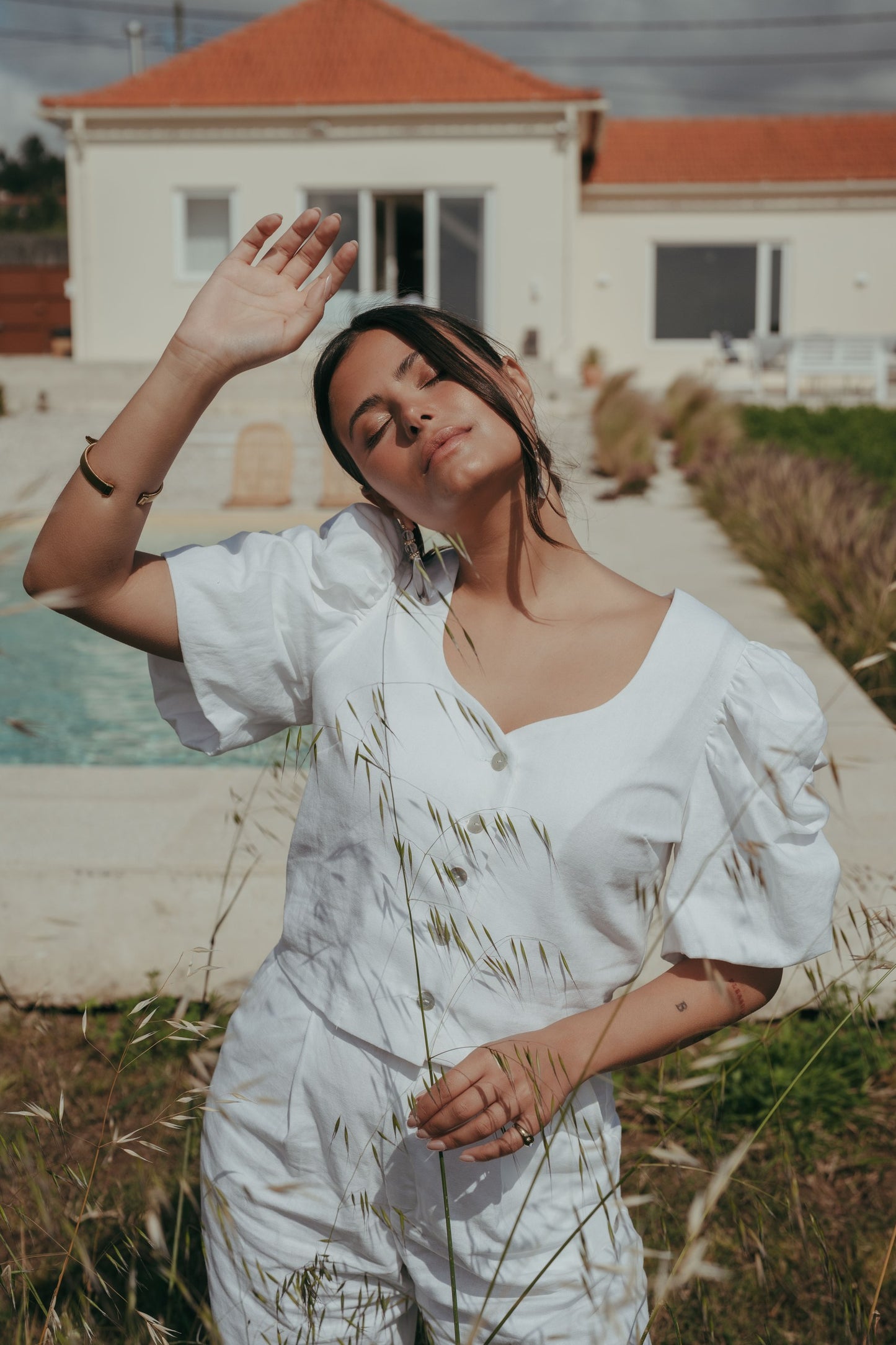 Alba Top -  White