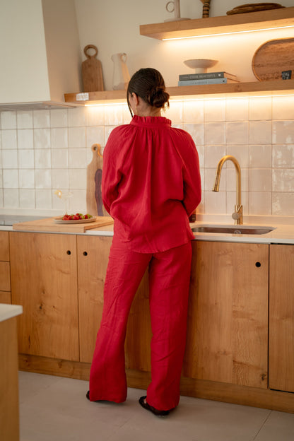 Pantalones Ophelia - Cereza