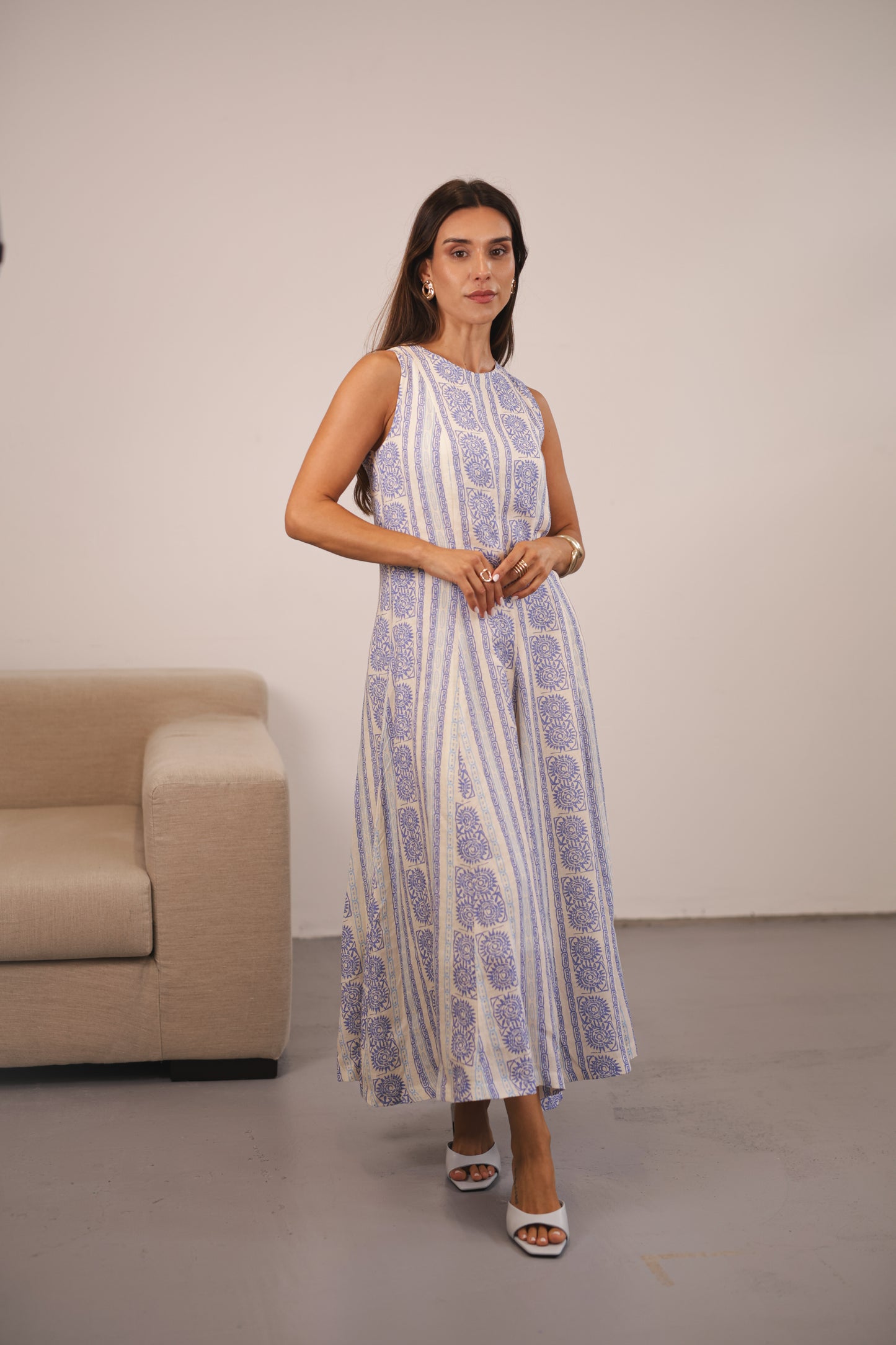 Etna Dress - Sun Blue Limited Edition