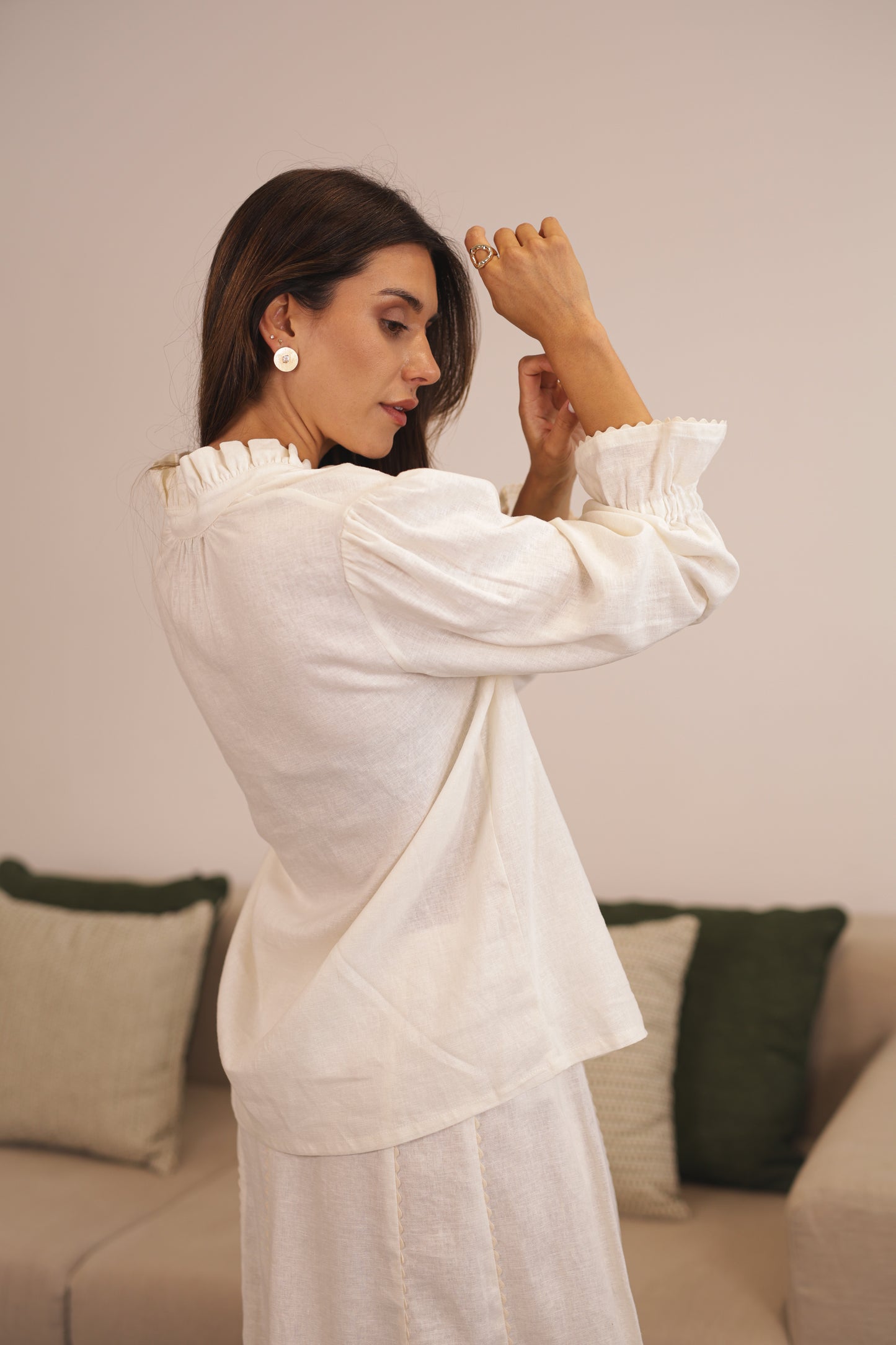 Elba Shirt - Creamy