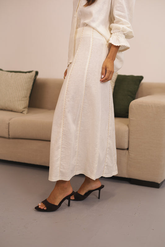 Mia Skirt - Creamy