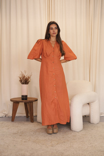 Amelia Dress - Terracota