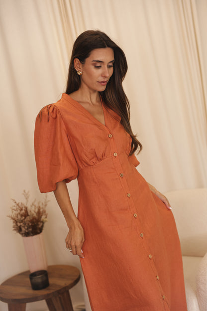 Amelia Dress - Terracota