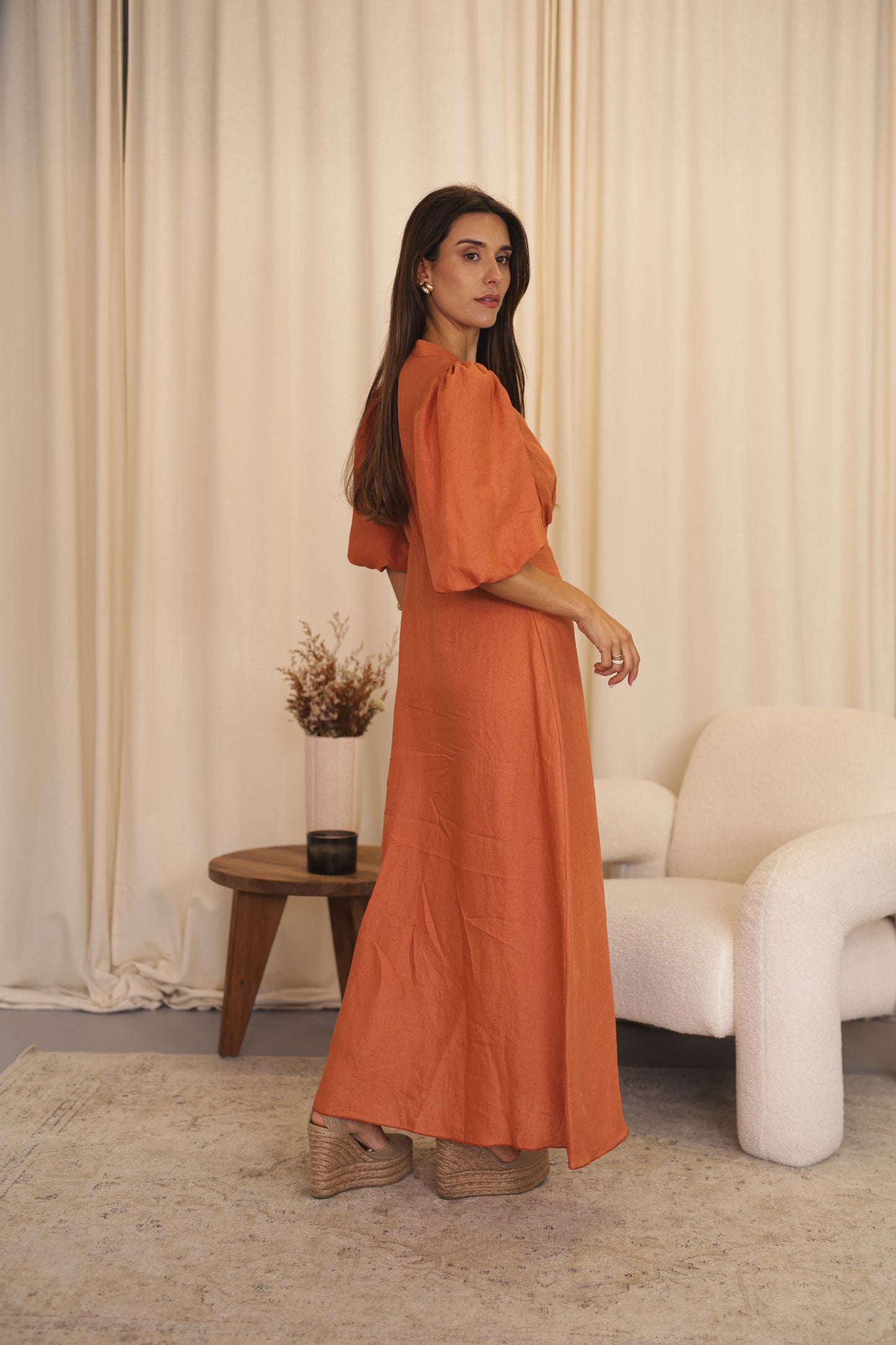 Amelia Dress - Terracota