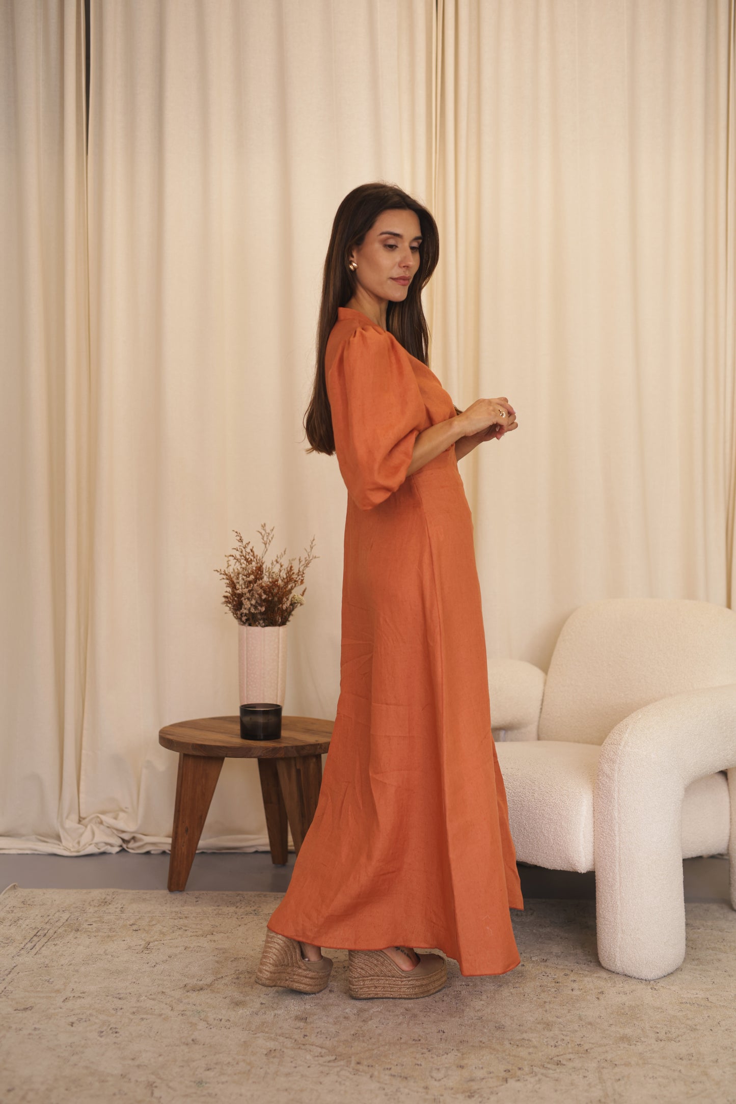 Amelia Dress - Terracota