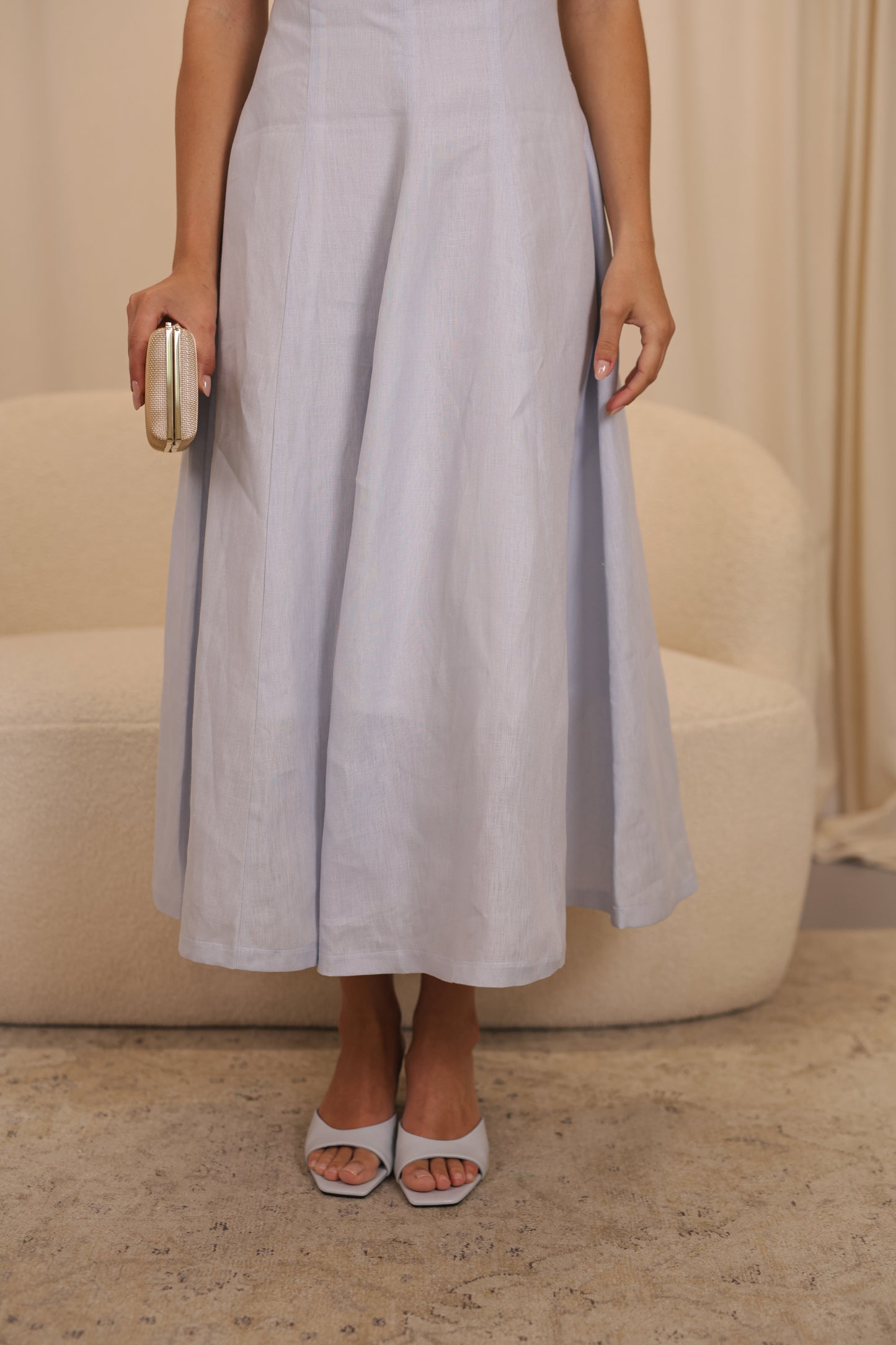 Donna Dress Baby Blue