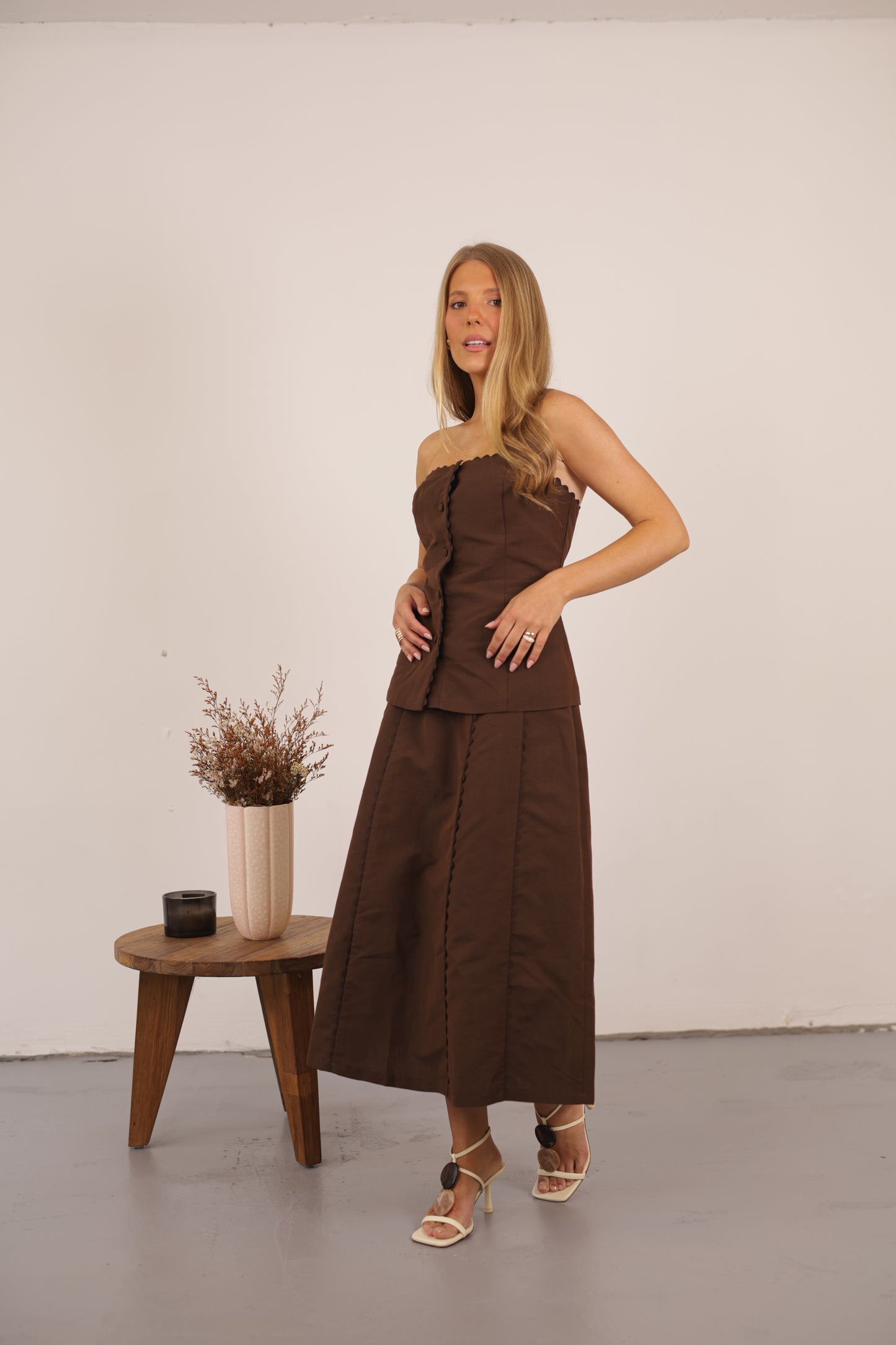 Mia Skirt - Chocolate
