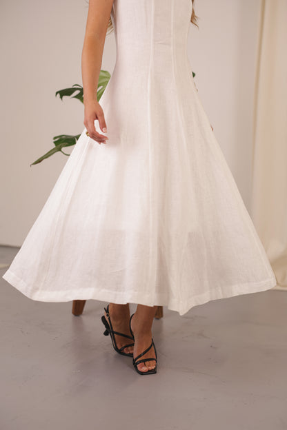 Etna Dress - White