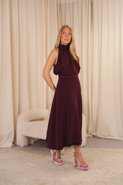Selina Skirt Wine
