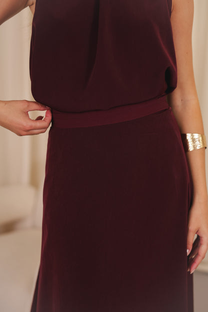 Selina Skirt Wine