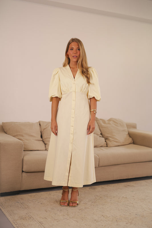 Amelia Dress - Butter