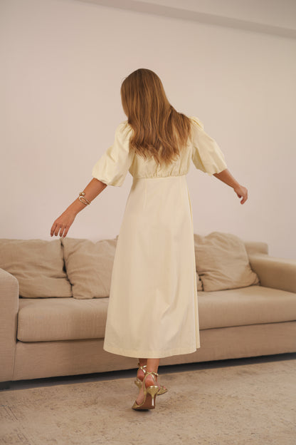 Amelia Dress - Butter