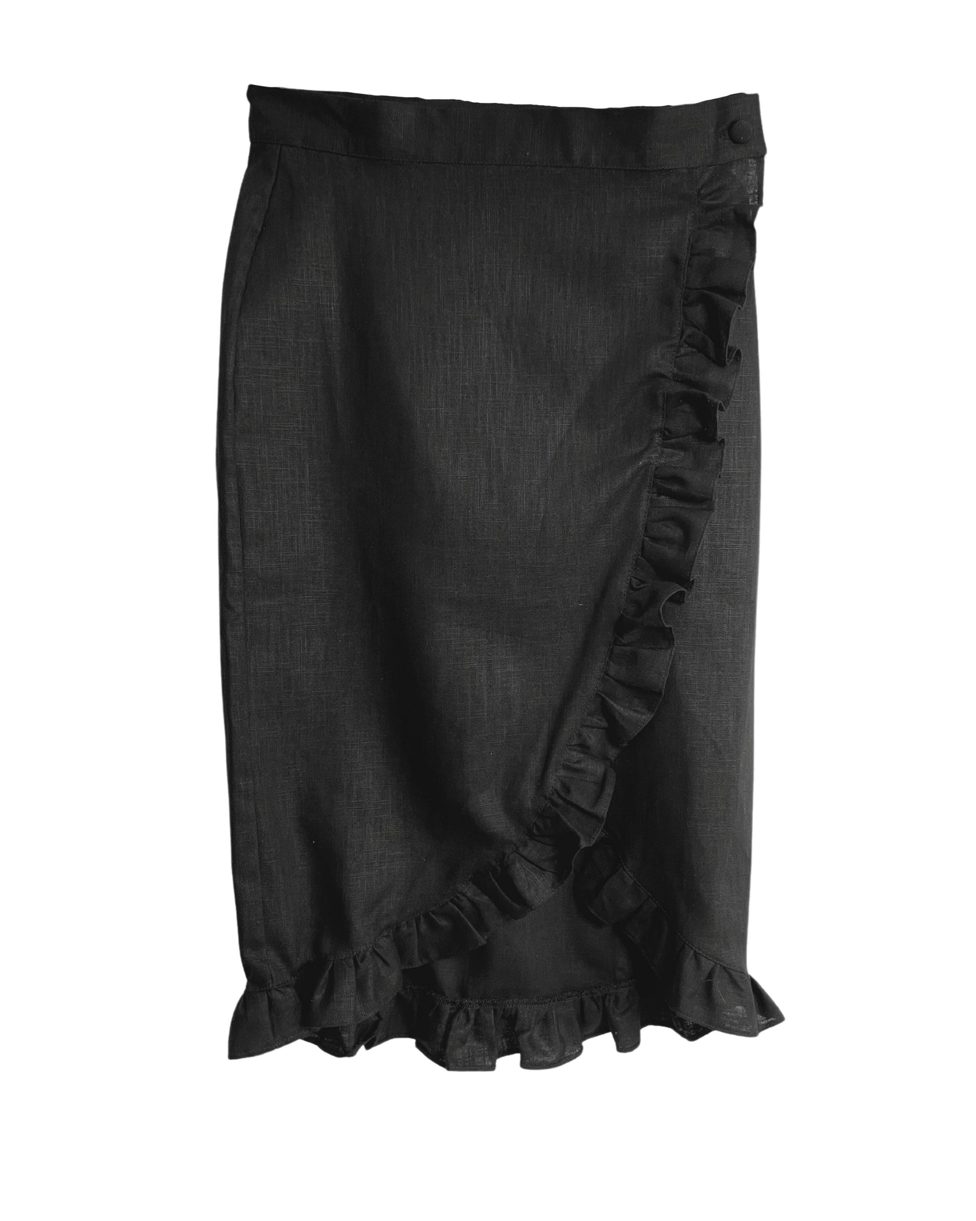 Rosana Skirt | Black - Fluffy Feet 